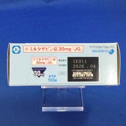 ミルタザピン錠３０ｍｇ「ＪＧ」