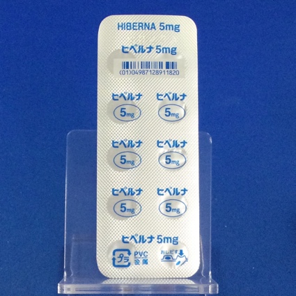 ヒベルナ糖衣錠５ｍｇ