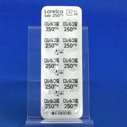 ロレルコ錠２５０ｍｇ