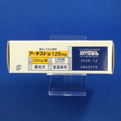アーチスト錠１．２５ｍｇ