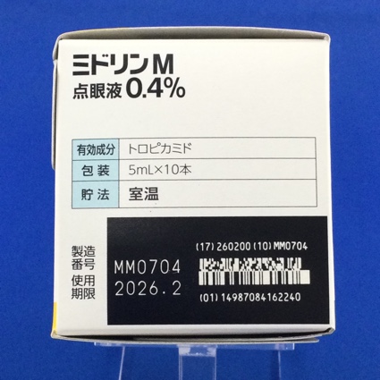 ミドリンＭ点眼液０．４％