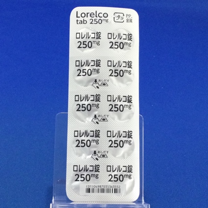 ロレルコ錠２５０ｍｇ