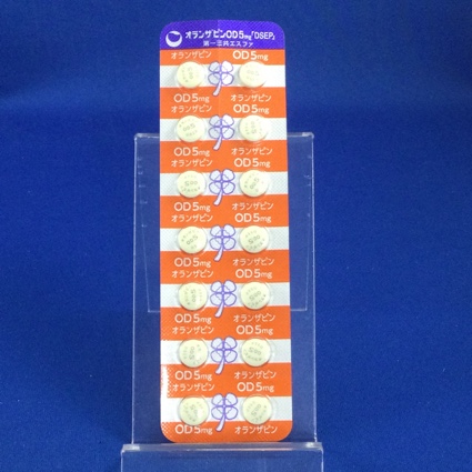 オランザピンＯＤ錠５ｍｇ「ＤＳＥＰ」