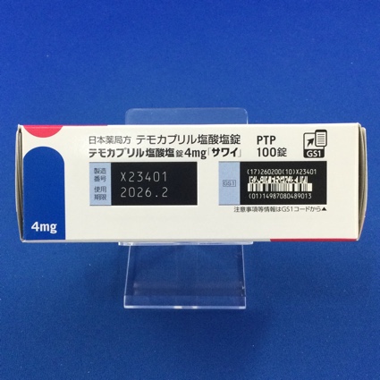 テモカプリル塩酸塩錠４ｍｇ「サワイ」
