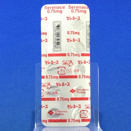 セレネース錠０．７５ｍｇ