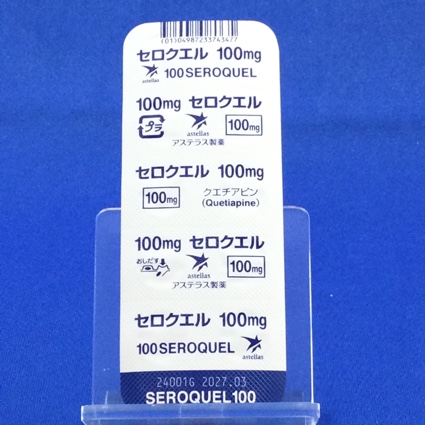 セロクエル１００ｍｇ錠
