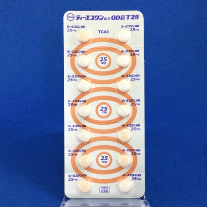 ティーエスワン配合ＯＤ錠Ｔ２５