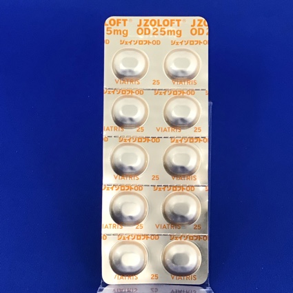 ジェイゾロフトＯＤ錠２５ｍｇ