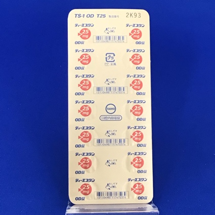 ティーエスワン配合ＯＤ錠Ｔ２５