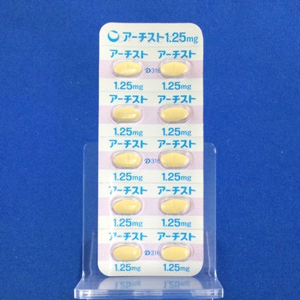 アーチスト錠１．２５ｍｇ