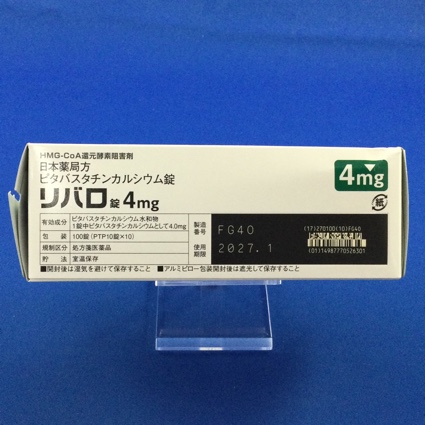 リバロ錠４ｍｇ
