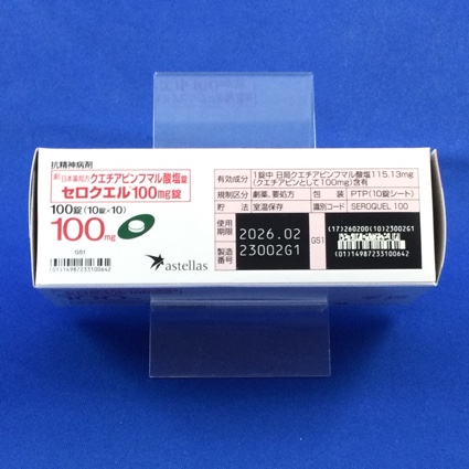 セロクエル１００ｍｇ錠
