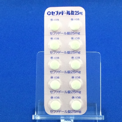 セファドール錠２５ｍｇ
