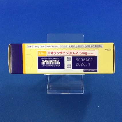 オランザピンＯＤ錠２．５ｍｇ「ＶＴＲＳ」