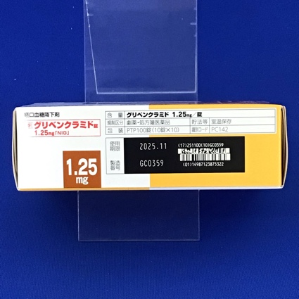 グリベンクラミド錠１．２５ｍｇ「ＮＩＧ」