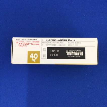 メトプロロール酒石酸塩錠４０ｍｇ「ＮＩＧ」