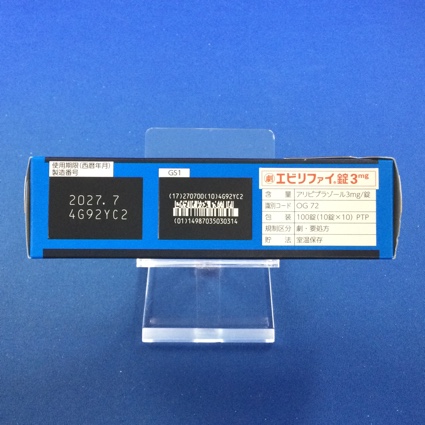 エビリファイ錠３ｍｇ