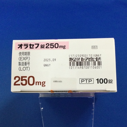 オラセフ錠２５０ｍｇ
