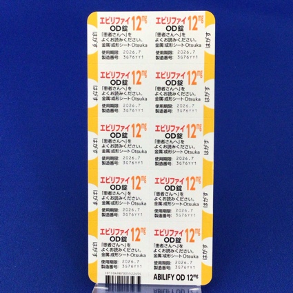 エビリファイＯＤ錠１２ｍｇ