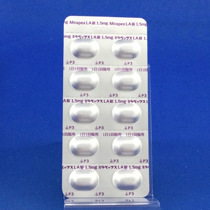 ミラペックスＬＡ錠１．５ｍｇ