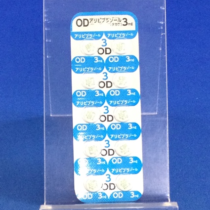 アリピプラゾールＯＤ錠３ｍｇ「タカタ」