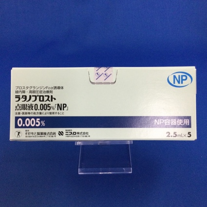 ラタノプロスト点眼液0.005%「NP」