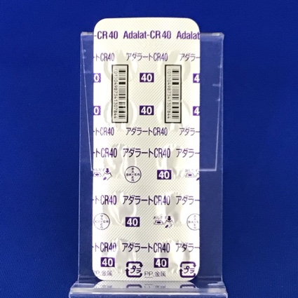 アダラートＣＲ錠４０ｍｇ