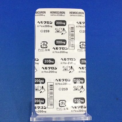 ヘモクロンカプセル２００ｍｇ