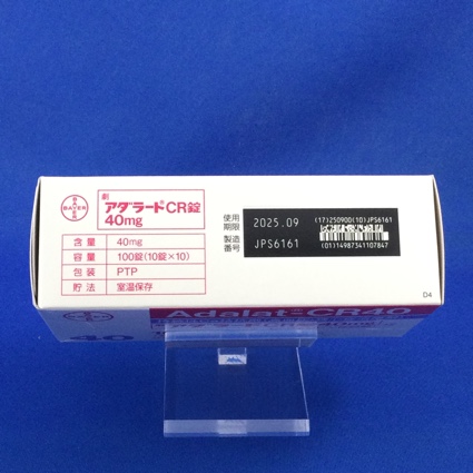 アダラートＣＲ錠４０ｍｇ