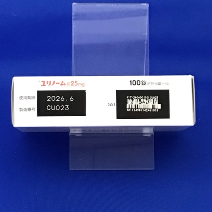 ユリノーム錠２５ｍｇ