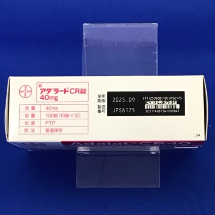 アダラートＣＲ錠４０ｍｇ