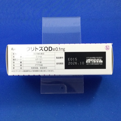 ウリトスＯＤ錠０．１ｍｇ