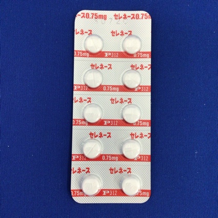 セレネース錠０．７５ｍｇ