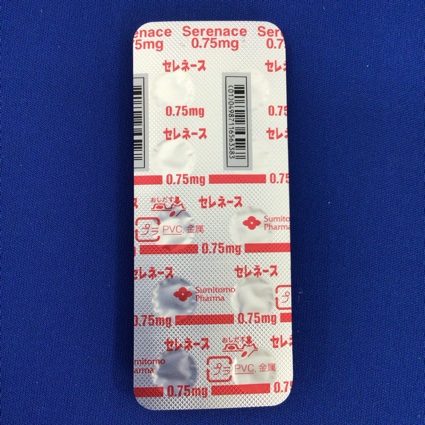 セレネース錠０．７５ｍｇ