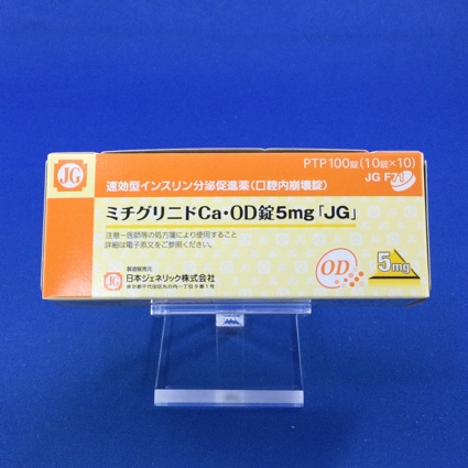 ミチグリニドCa・OD錠5mg「JG」