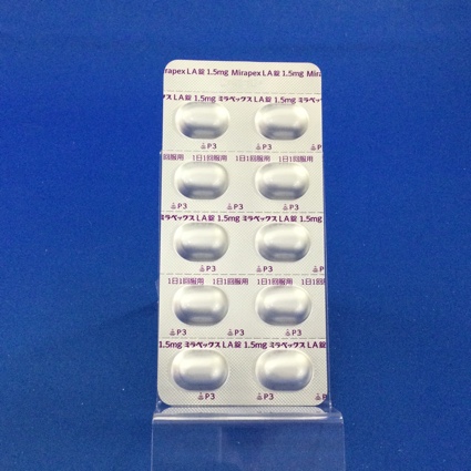 ミラペックスＬＡ錠１．５ｍｇ