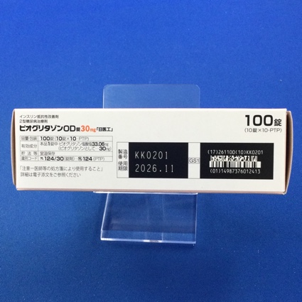 ピオグリタゾンＯＤ錠３０ｍｇ「日医工」