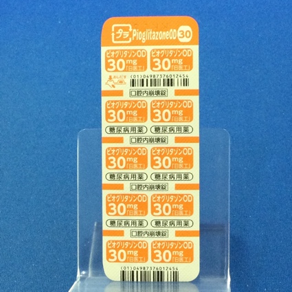ピオグリタゾンＯＤ錠３０ｍｇ「日医工」