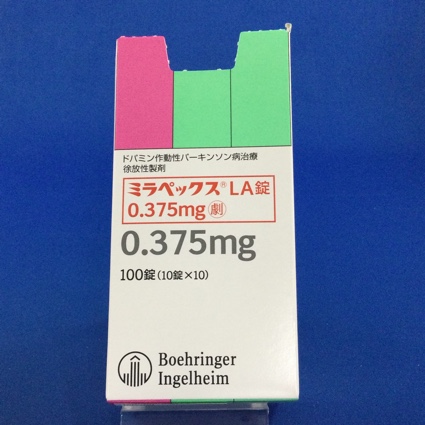 ミラペックスLA錠0.375mg