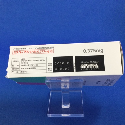 ミラペックスＬＡ錠０．３７５ｍｇ