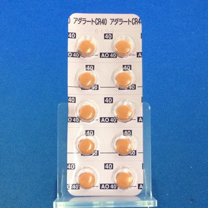 アダラートＣＲ錠４０ｍｇ
