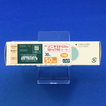 ゾニサミドＯＤ錠５０ｍｇＴＲＥ「トーワ」