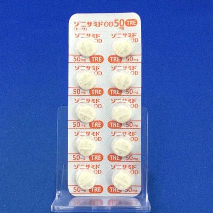 ゾニサミドＯＤ錠５０ｍｇＴＲＥ「トーワ」