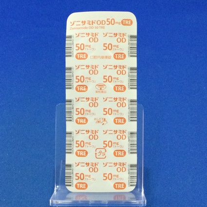 ゾニサミドＯＤ錠５０ｍｇＴＲＥ「トーワ」