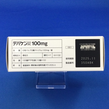 デパケン錠１００ｍｇ