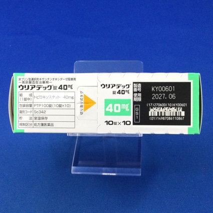 ウリアデック錠４０ｍｇ
