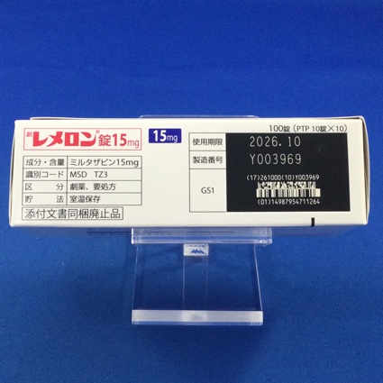 レメロン錠１５ｍｇ