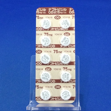 ナフトピジルＯＤ錠７５ｍｇ「ＹＤ」