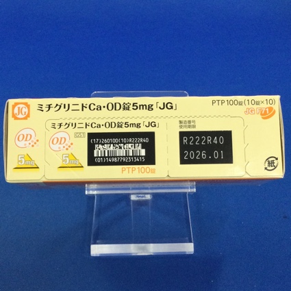 ミチグリニドＣａ・ＯＤ錠５ｍｇ「ＪＧ」