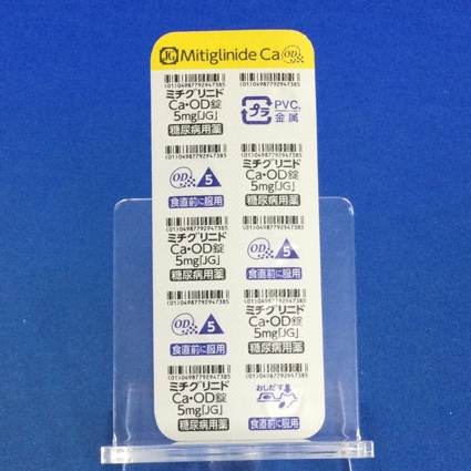 ミチグリニドＣａ・ＯＤ錠５ｍｇ「ＪＧ」